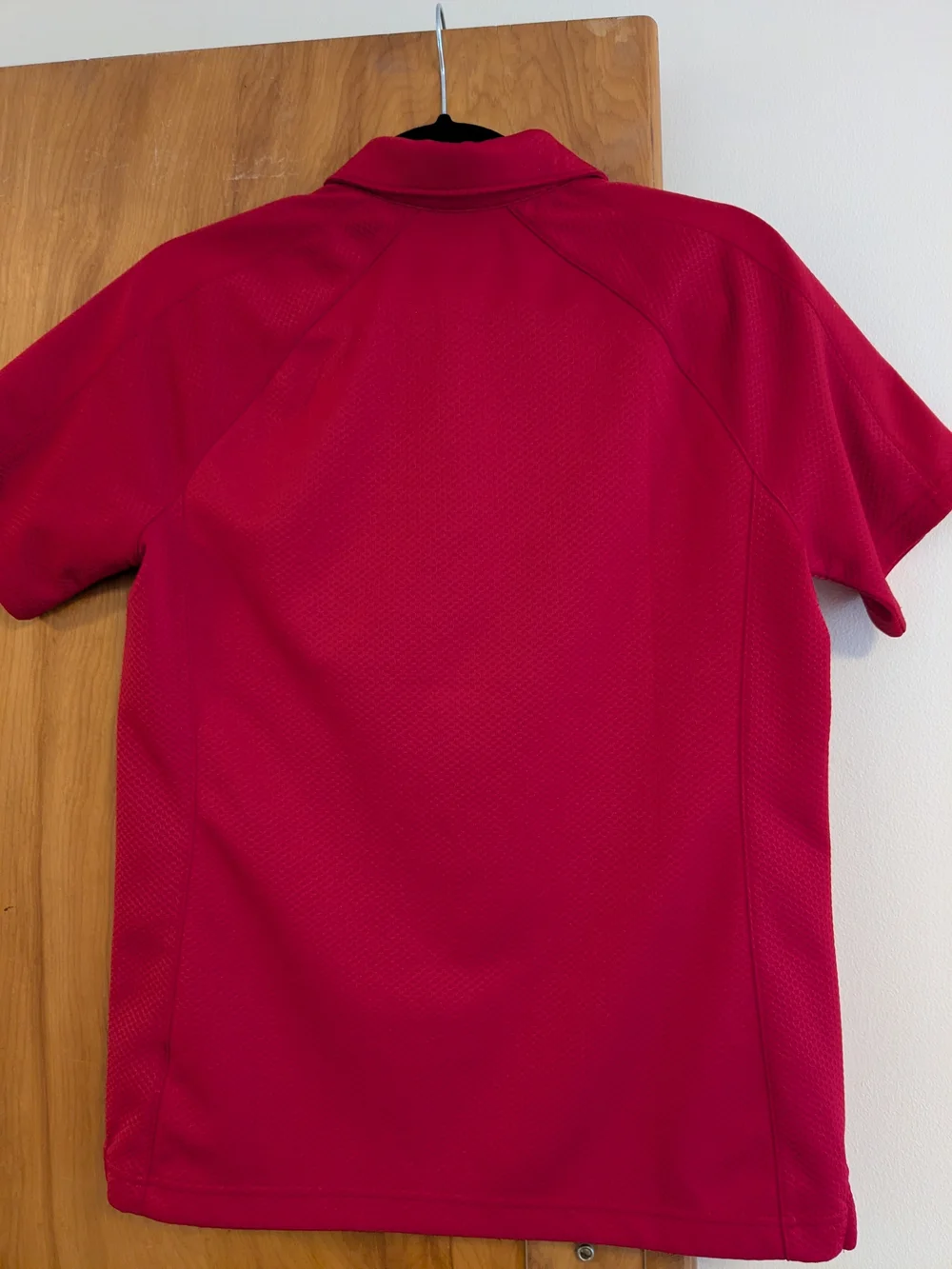 Lands' End Women's Red Short-Sleeve Active Polo